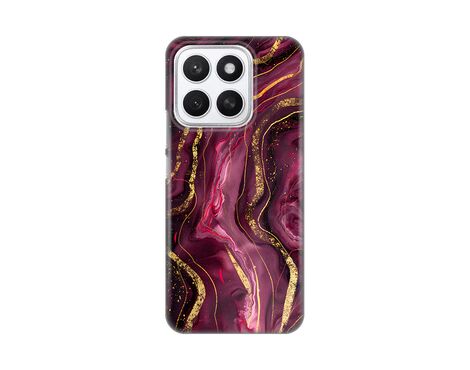 Silikonska futrola PRINT - Huawei Honor X8c Burgundy.