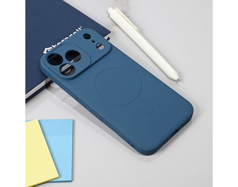 Silikonska futrola Teracell Giulietta Magsafe - iPhone 17 Pro Max/18 Pro Max 6.9 plava.