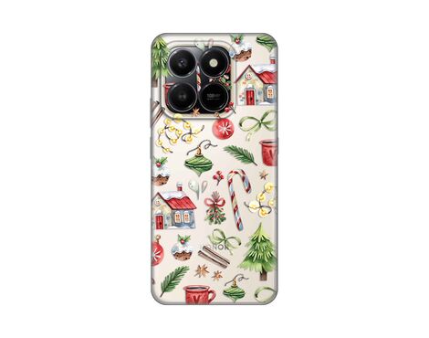 Silikonska futrola PRINT Skin - Honor X7d 4G/400 Smart 5G Winter Spirit.