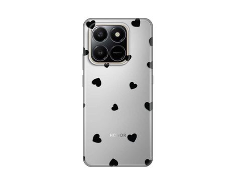 Silikonska futrola PRINT Skin - Honor X7d 4G/400 Smart 5G Hearts.