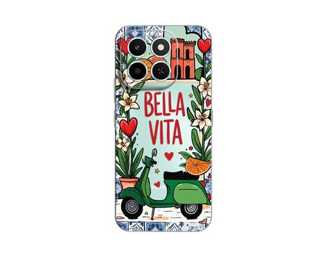 Silikonska futrola PRINT Skin - Huawei Honor X6c Bella Vita.