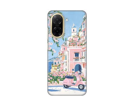 Silikonska futrola PRINT - Xiaomi Redmi A5(173mm) Pink Italy.
