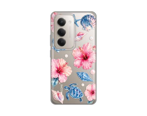 Silikonska futrola PRINT Skin - Xiaomi Redmi 15 4G Hibiscus Sea.
