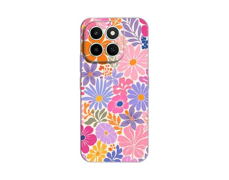 Silikonska futrola PRINT - Huawei Honor X6c Sunny Petals.