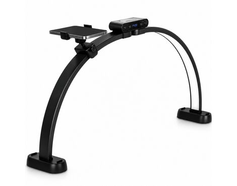 Stona LED lampa Half moon crna.