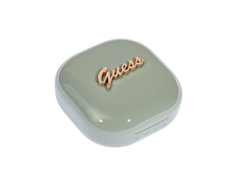 Bluetooth slusalice Guess Script Metal Logo zelene (GUTWSJ7BTE4GN).