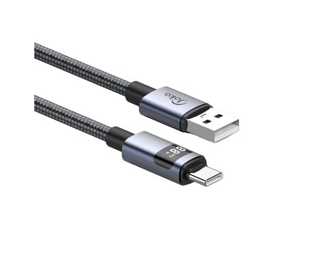 Data kabl KONFULON DL94, LCD displej (ekran) Display, USB na Type C 1m.