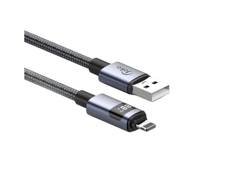 Data kabl KONFULON DL93, LCD displej (ekran) Display, USB na iPhone lightning 1m.