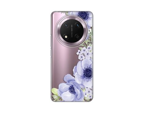 Silikonska futrola PRINT Skin - Huawei Honor Magic 7 lite Blue Roses.