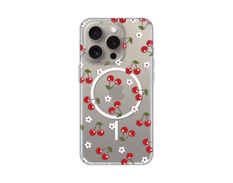 Futrola print Magsafe - iPhone 15 Pro 6.1 Cute Cherries.