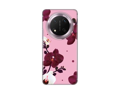 Silikonska futrola PRINT Skin - Huawei Honor Magic 7 lite Pink Orchid.