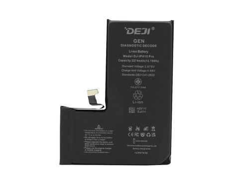 Baterija - Iphone 15 Pro (6.1) 3274mAh Decode Genuine Deji (MS).