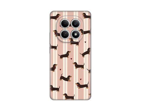 Silikonska futrola PRINT Skin - Xiaomi Redmi 15 4G Dachshunds Love.