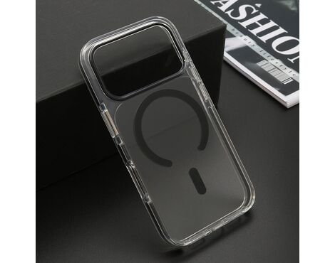 Futrola COLOR providna MagSafe - iPhone 17 Pro/iPhone 18 Pro (6.3) crna (MS).