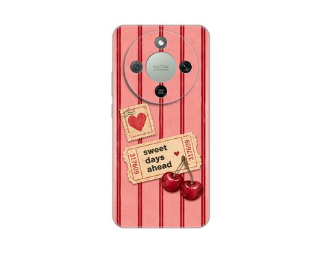 Silikonska futrola PRINT Skin - Huawei Honor Magic 8 Lite Cherry Ticket.