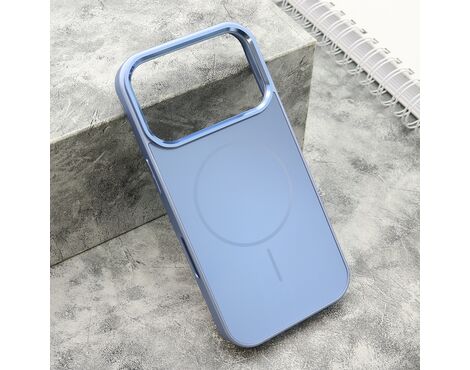 Futrola COLOR METAL MagSafe - iPhone 17 Pro/iPhone 18 Pro (6.3) svetlo plava (big camera) (MS).