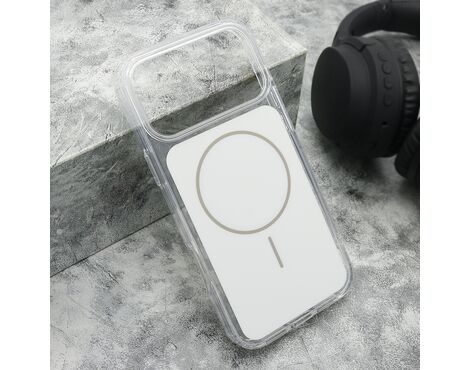 Futrola AMBER SHINE MagSafe - iPhone 17 Pro Max (6.9)/iPhone 18 Pro Max (6.9) bela (MS).