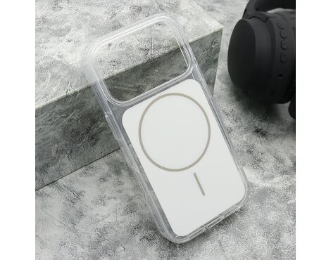 Futrola AMBER SHINE MagSafe - iPhone 17 Pro/iPhone 18 Pro (6.3) bela (MS).