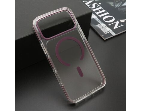 Futrola COLOR providna MagSafe - iPhone 17 Pro Max (6.9)/iPhone 18 Pro Max (6.9) ljubicasta (MS).