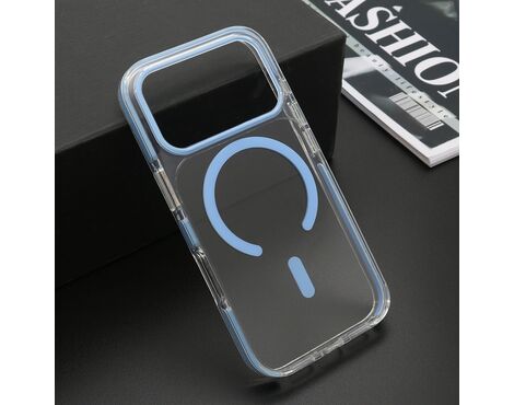 Futrola COLOR providna MagSafe - iPhone 17 Pro/iPhone 18 Pro (6.3) plava (MS).