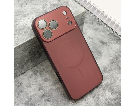Futrola COLOR METAL MagSafe II - iPhone 17 Pro Max (6.9)/iPhone 18 Pro Max (6.9) dark cherry (MS).