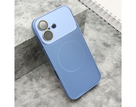 Futrola COLOR METAL MagSafe II - iPhone 16 (6.1) svetlo plava (MS).