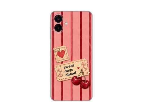 Silikonska futrola PRINT Skin - Samsung A075F/A077F/A085F Galaxy A07/A07s/A08 Cherry Ticket.
