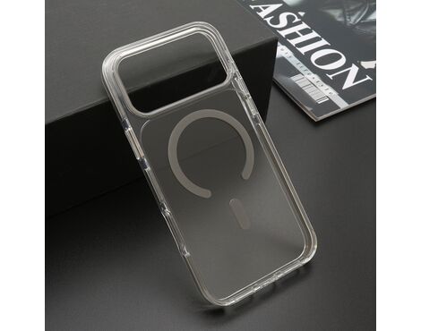 Futrola COLOR providna MagSafe - iPhone 17 Pro Max (6.9)/iPhone 18 Pro Max (6.9) siva (MS).