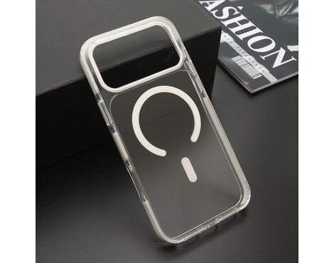 Futrola COLOR providna MagSafe - iPhone 17 Pro Max (6.9)/iPhone 18 Pro Max (6.9) bela (MS).
