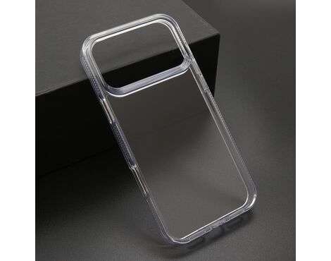 Futrola COLOR frame za iPhone 17 Pro Max (6.9)/iPhone 18 Pro Max (6.9) srebrna (providna) (MS).