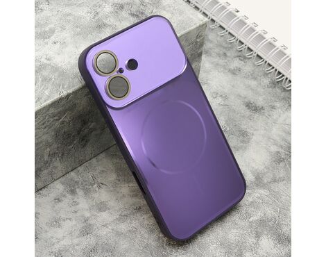 Futrola COLOR METAL MagSafe II - iPhone 16 (6.1) ljubicasta (MS).