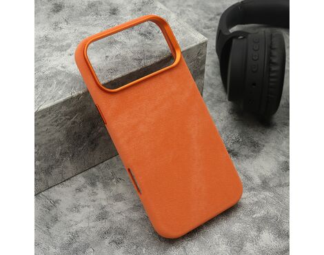Futrola PRESTIGE LEATHER MagSafe - iPhone 17 Pro Max (6.9)/iPhone 18 Pro Max (6.9) narandzasta (MS).