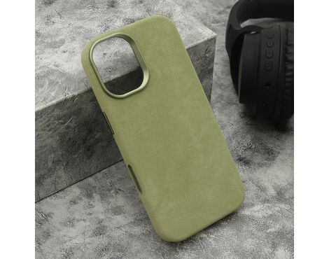 Futrola PRESTIGE LEATHER MagSafe - iPhone 17 zelena (MS).