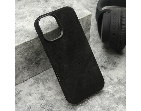 Futrola PRESTIGE LEATHER MagSafe - iPhone 17 crna (MS).