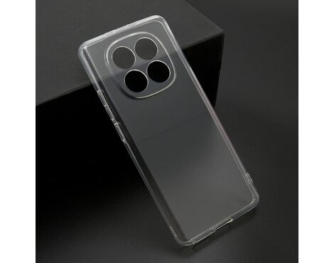 Silikonska futrola ultra tanka (skin) PROTECT - Xiaomi Redmi Note 15 4G providna (bela) (MS).