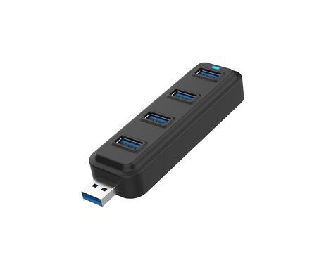 Hub USB 3.0 sa 4 porta (3x USB 2.0 480Mbps + 1x USB 3.0 1Gbps) (OTN-2312) Onten (MS).