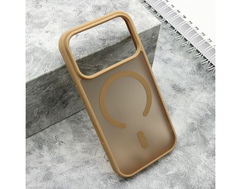 Futrola SILKY MagSafe mat - iPhone 17 Pro (6.3)/iPhone 18 Pro (6.3) zlatna (MS).