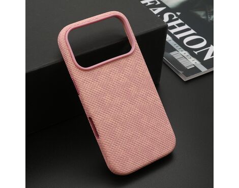 Futrola WOVEN TOUCH MagSafe - iPhone 17 Pro/iPhone 18 Pro (6.3) roze (MS).