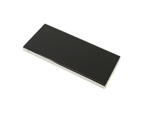 LCD displej (ekran) - Samsung Galaxy S23 Ultra 5G + Touch screen + frame silver OLED (MS).