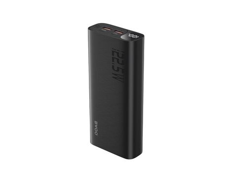 Univerzalna Back Up Baterija BWOO LED Display USB-A/Type C 5V/3A 22,5W 20000mAh crni (MS).