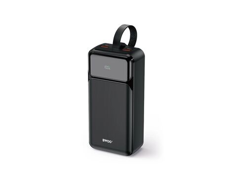 Univerzalna Back Up Baterija BWOO LCD displej (ekran) Display USB-A/Type C 65W 30000mAh crni (MS).