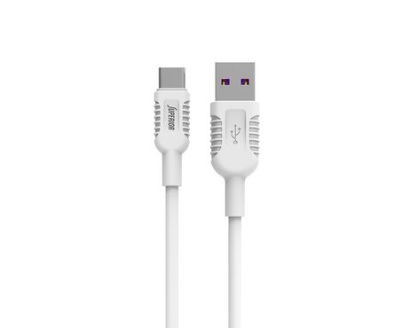 USB data kabl Superior CO-BX33 Fast 50W 5A Type C 1m beli (MS).