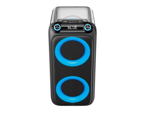 Zvucnik bluetooth NDR-2066 60W 2 x 6,5inca sa dva mikrofona providni (MS).