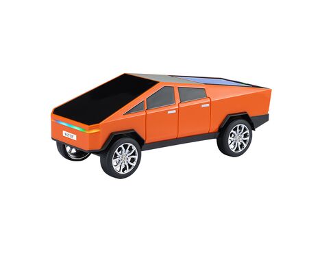 Zvucnik bluetooth WS-699 sa solarnim punjenjem auto narandzasti (MS).