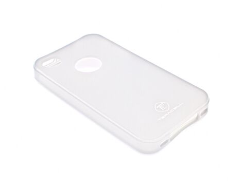 Silikonska futrola Teracell Giulietta - iPhone 4/4S bela.
