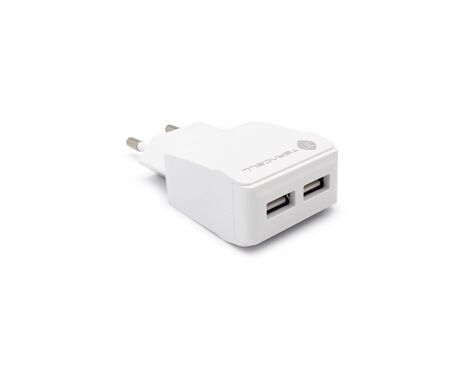 Kucni punjac Teracell Evo LP01 2A sa micro USB kablom beli.