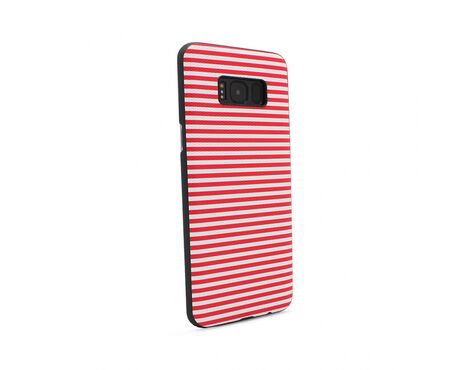 Futrola Luo Stripes - Samsung G955 S8 Plus crvena.
