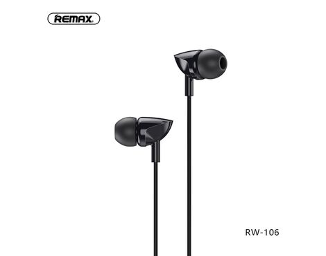 Slusalice REMAX Wired RW-106 crne.