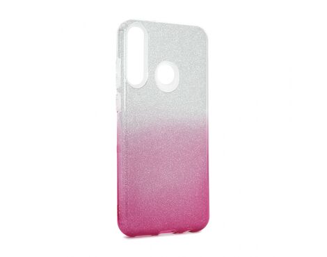 Futrola Double Crystal Dust - Huawei Y6p roze srebrna.