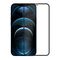 Zastitna folija za ekran GLASS Nillkin - iPhone 12/12 Pro (6.1) crni PC Shatterorof (MS).